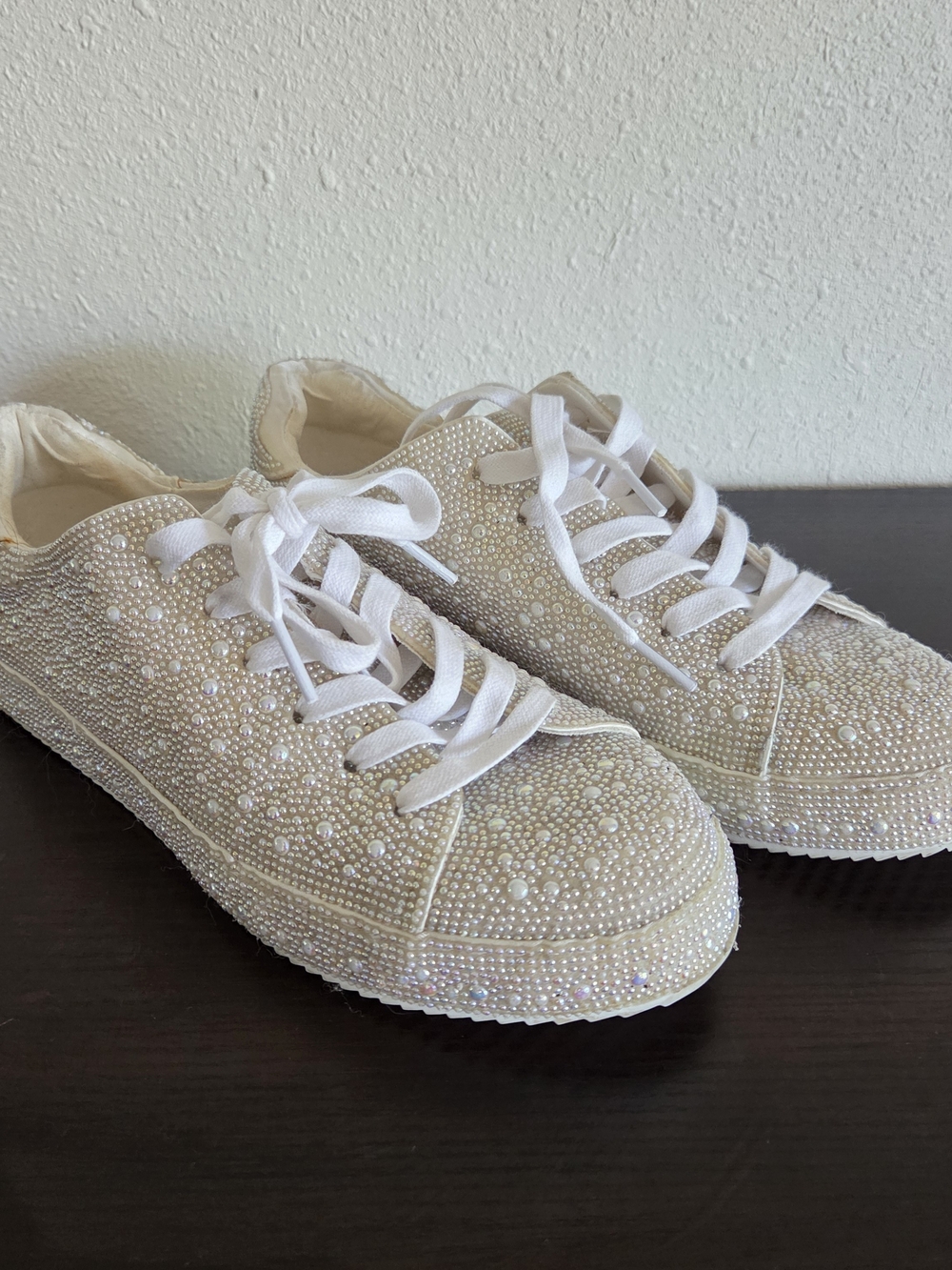 Matisse Bennett Embellished Sneakers Anthropologie Wedding Reception Sz 8